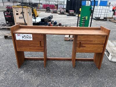 BOOKSHELF/HEADBOARD CABINET --(LOCATED IN COLTON, CA)-