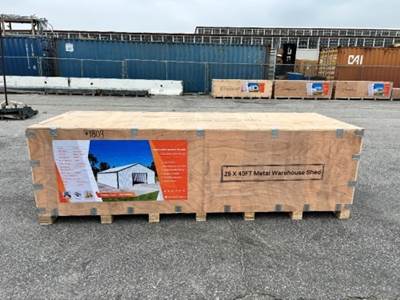JD2540SD 25'X40' METAL WEARHOUSE SHED