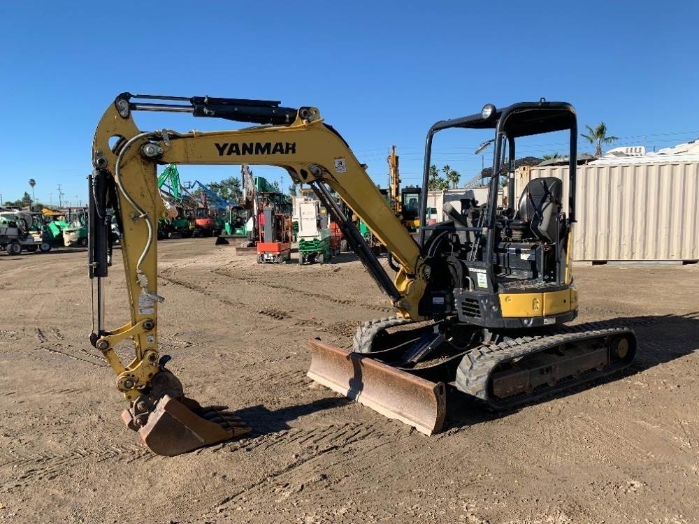 2018 YANMAR VIO35 MINI HYDRAULIC EXCAVATOR For Sale Colton, CA