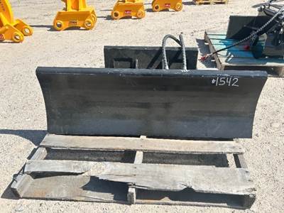 43" PUSH SHOVEL ATTACHMENT, fits skidsteer. --(LOCATED IN COLTON, CA)--