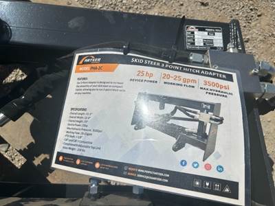 2026 ARTEER PHA-2C 3-POINT HITCH ADAPTER --(LOCATED IN MADERA, CA)--