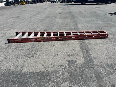LOUISVILLE 14' A-FRAME LADDER --(LOCATED IN COLTON, CA)--