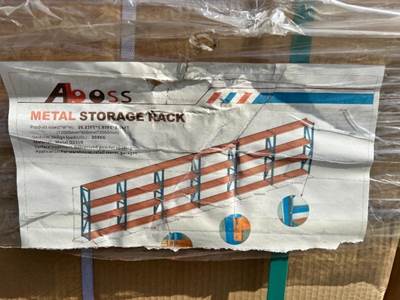 ABOSS 39'X2'X6' METAL STORAGE RACK --(LOCATED IN COLTON, CA)--