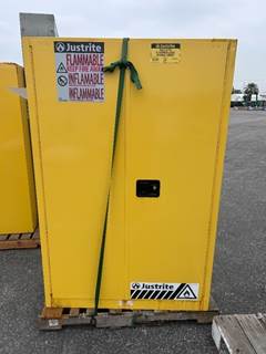 JUSTRITE CHEMICAL CABINET --(LOCATED IN COLTON, CA)--