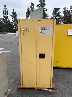 CHEMICAL CABINET, 6-LOCKER LOCKER CABINET --(LOCATED IN COLTON, CA)--