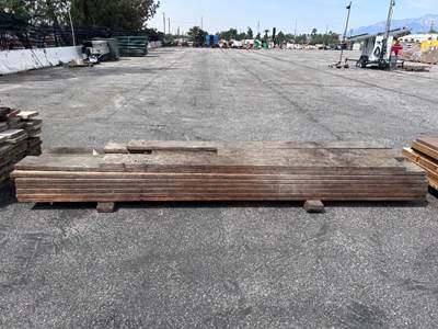 STACK OF 2"X8"X12' WOOD PLANKS --(LOCATED IN COLTON, CA)--