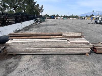 STACK OF 2"X8"X12' WOOD PLANKS --(LOCATED IN COLTON, CA)--