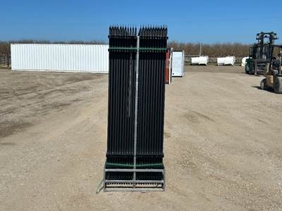 APPROX. (22) 2026 ABOSS 10'X6' WROUGHT IRON SITE FENCE PANELS --(LOCATED IN MADERA, CA)--