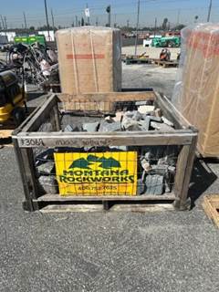CRATE OF DECORATIVE ROCK