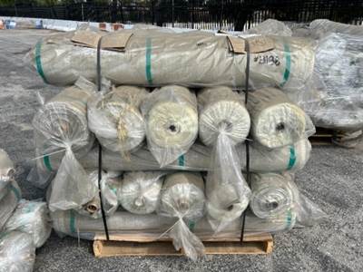 PALLET OF APPROX. (25) ROLLS OF DAY BED FABRIC