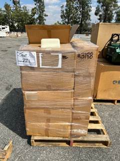 BACCHUS GLASS DESK LAMP SHADES --(LOCATED IN COLTON, CA)--