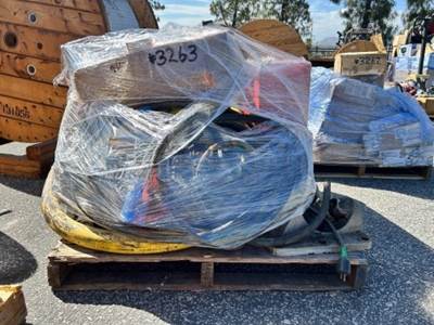 PALLET OF TOOL BOX, METAL STAND, ASST. ELECTRICAL COMPONENTS --(LOCATED IN COLTON, CA)--