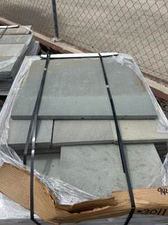 PALLET OF ASST. GREY PATIO PAVERS --(LOCATED IN COLTON, CA)--