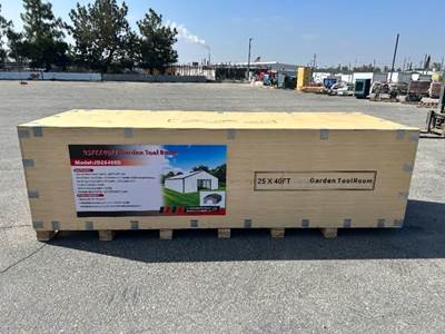 JD2540SD 25'X40' GARDEN TOOL ROOM --(LOCATED IN COLTON, CA)--