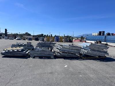APPROX. (8) PALLETS OF HANDRAILS, STAIRS AND RAMPS