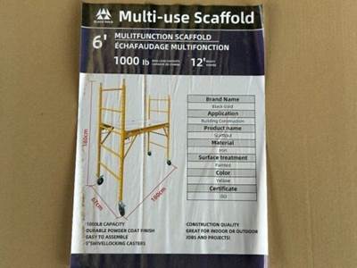 2026 BLACKGOLD 6' MULTI-USE SCAFFOLD