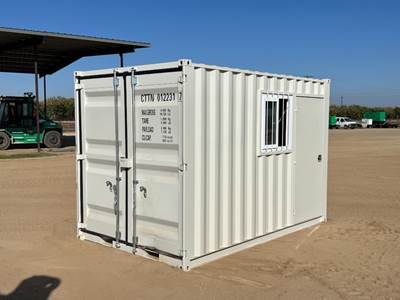 2025 10' CARGO CONTAINER --(LOCATED IN MADERA, CA)--