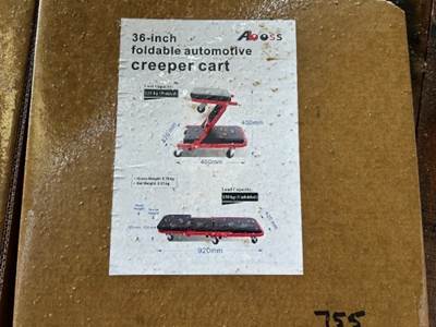 2026 ABOSS 36" FOLDABLE AUTOMOTIVE CREEPER CART