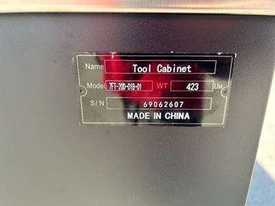 7FT-20D-01B-01 7' 20 DRAWER STAINLESS STEEL WORKBENCH/TOOL CABINET --(LOCATED IN COLTON, CA)--