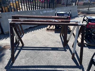 APPROX. (4) STEEL SAW HORSES --(LOCATED IN COLTON, CA)--