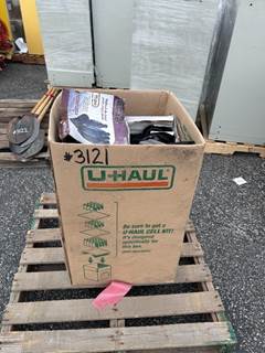 BOX OF ASST. CAR SEAT COVERS --(LOCATED IN COLTON, CA)--