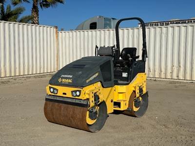 2021 BOMAG BW120SL5 VIBRATORY TANDEM SMOOTH DRUM ROLLER