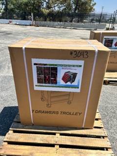2026 STARVOX JS-RC07 7-DRAWER TOOL TROLLEY W/258 PIECE TOOLS