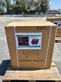 2026 STARVOX JS-RC07 7-DRAWER TOOL TROLLEY W/258 PIECE TOOLS