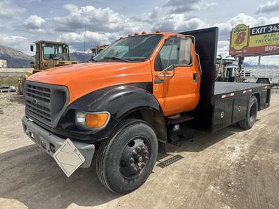 Ford F-650 Flatbed Truck - 7 Speed Manual