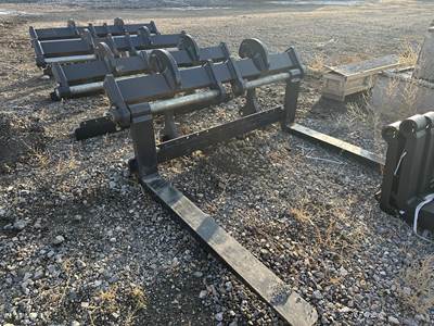 New Set Of Loader Forks - Fits JRB 416 Couplers. 7' Wide Frame, 4' Forks