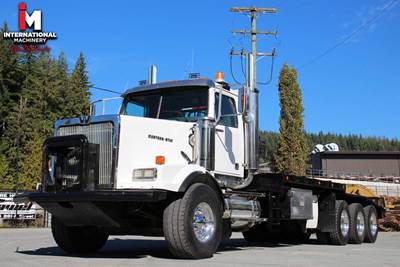 2000 Western Star 4986SX Day Cab Texas Bed Hydraulic Winch Single Turbo