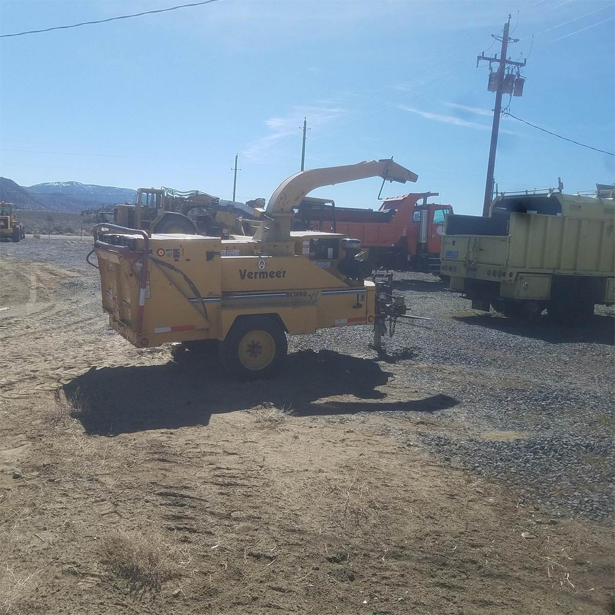 2004 Vermeer BC1800XL Chipper For Sale, 3,083 Hours Carson City, NV