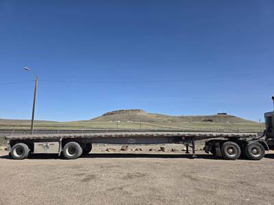 Reinke 48x102 Combination Flatbed Trailer - Air Ride, Fixed Spread Axle