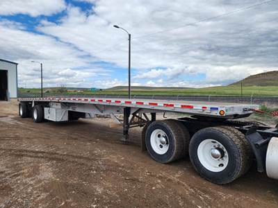Reitnouer MaxMiser 48x102 Aluminum Flatbed Trailer - Air Ride, Fixed Spread Axle
