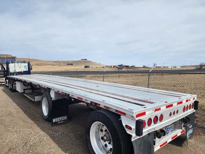 Western Elite 48ft Combination Flatbed Trailer - Air Ride, Fixed Spread Axle