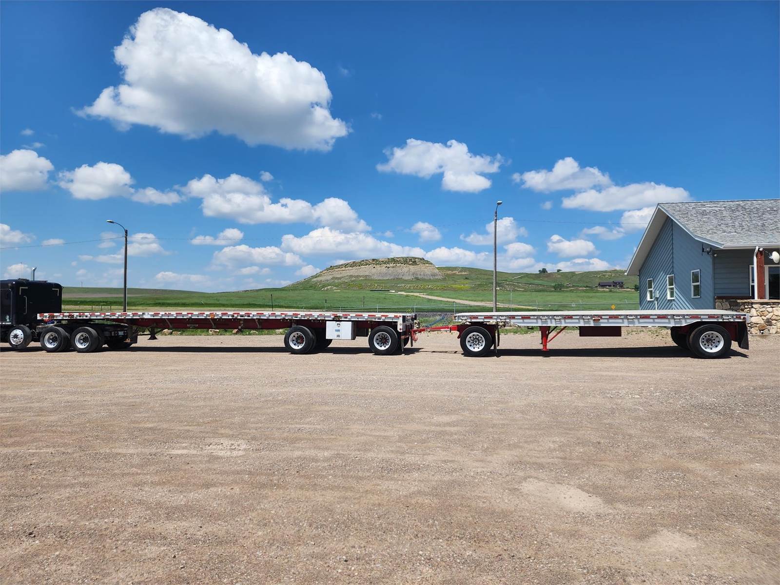 2003 Wilson Road Brute Flatbed Trailer For Sale Great Falls, MT