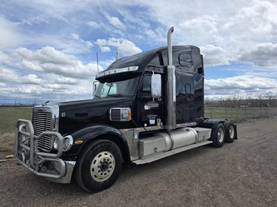 Freightliner Coronado 122 SD Sleeper Semi Truck - 70" Raised Roof Sleeper, Detroit 500HP, 13 Speed Manual