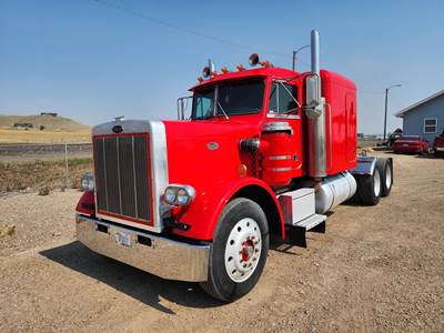 Peterbilt 359 Sleeper Semi Truck - 48" Flat Top Sleeper, Cummins 450HP, 13 Speed Manual