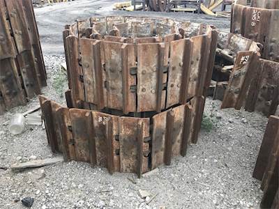 TRACK GROUP D7E, 38 LINK 22 INCH PAD