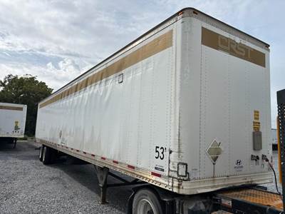 Hyundai 53 ft Dry Van Trailer - Swing Door, Air Ride, Sliding Axle