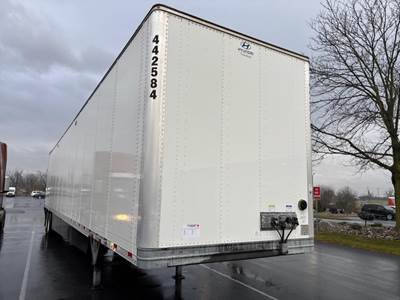 Hyundai 53 ft Dry Van Trailer - Swing Door, Air Ride, Sliding Axle