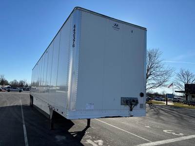 Hyundai 53 ft Dry Van Trailer - Swing Door, Air Ride, Sliding Axle