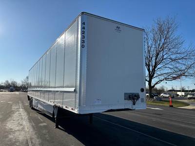 Hyundai 53 ft Dry Van Trailer - Swing Door, Air Ride, Sliding Axle