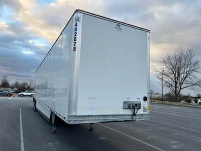 Hyundai 53 ft Dry Van Trailer - Swing Door, Air Ride, Sliding Axle