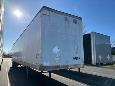 Hyundai 53 ft Dry Van Trailer - Swing Door, Spring, Sliding Axle