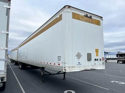 Hyundai 53 ft Dry Van Trailer - Swing Door, Air Ride, Sliding Axle