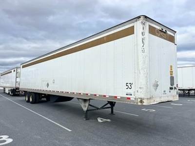 Hyundai 53 ft Dry Van Trailer - Swing Door, Air Ride, Sliding Axle