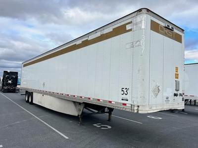 Hyundai 53 ft Dry Van Trailer - Swing Door, Air Ride, Sliding Axle