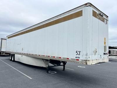 Hyundai 53 ft Dry Van Trailer - Swing Door, Air Ride, Sliding Axle