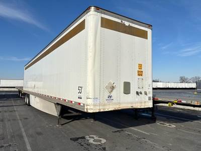 Hyundai 53 ft Dry Van Trailer - Swing Door, Air Ride, Sliding Axle